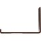 Ekena Millwork Steel Hanging Shelf Bracket, Antiqued Copper 2"W x 10"D x 6 1/2"H BKTM02X10X06HSACO - alternate 5